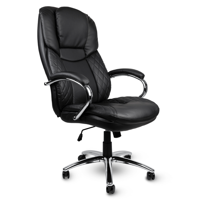 Black Big and Tall Executive Ergonomic Heavy Duty Office Desk Chair