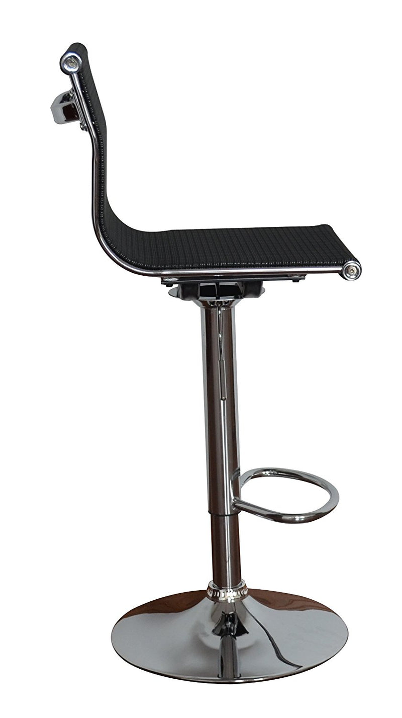 Barstool Eames inspired full seat and back - aeroflow dark grey mesh - Sold in a PACK OF 2 - US Office Elements