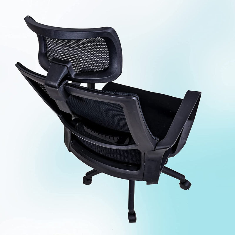 Ergonomic  Mesh High Back Office Chair with Headrest Black